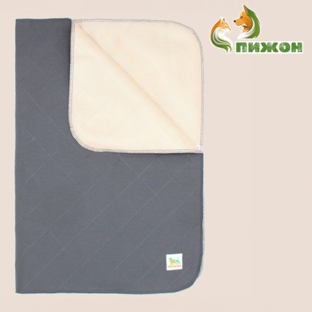 Single for animals reusable, 70 x 60 cm, gray