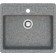 Kitchen is a kitchen from Zett Lab stone. 9/q8, 570x505x200 mm, matte, cut, dark gray