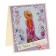 Postcard "Happy Birthday!" Handmade, hat, 8 x 9 cm
