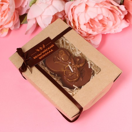 Chocolate figure "March 8. Three tulips ", 80 g