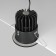 The built-in lamp Technical DL034-2-L12B, 12W, 8.5x8.5x8.5 cm, LED, 890LAM, 3000K, black color black