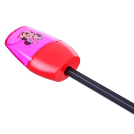 Plastic sharpener, red color, Minnie Mouse-4