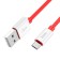 Hoco X87, MicroUSB - USB, 2.4 A, 1 m, silicone braid, red