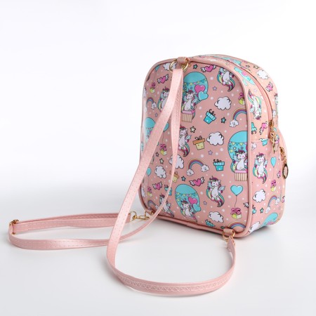 Baby backpack on lightning, pink color-6