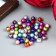 Beads for creativity round "Rainbow" set 10 grams 0.7x0.7 cm