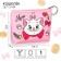 Purse-dryer, leatherette on lightning, 11.5 x 2.5 x 8 cm, cats aristocrats