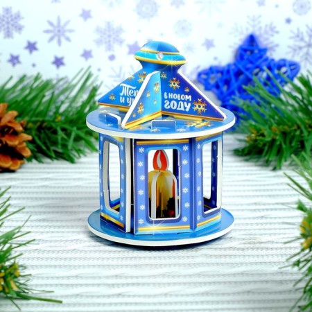 3D designer-suspension "Blue Lantern"-1