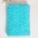 Tainted rainbow towel, 100x150cm, turquoise color, 295g/m, cotton