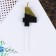 Candle for the cake, number "4", 12 x 3.5 cm.
