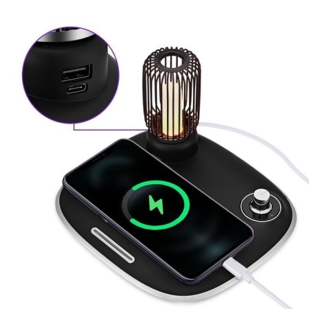 Wireless charging KitFort KT-3372-1, 24.5 W, black color-4
