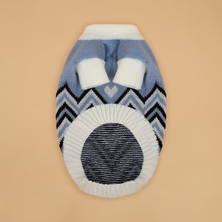 Sweater "Wave", L (DS 29, Osh 29, OG 29-49 cm), Blue-8