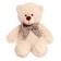 Soft toy "Bear Ernie with a bow", white color, 20 cm