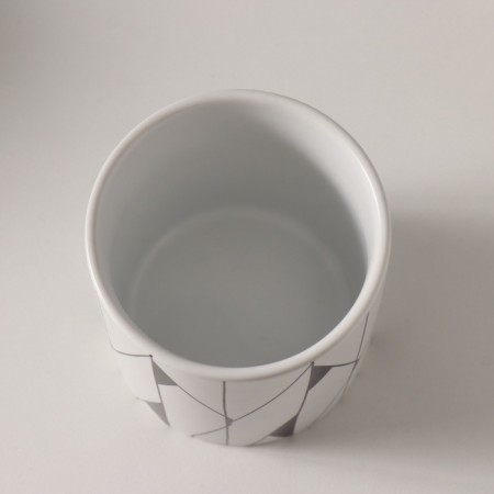 Bank for suppositories Ceramics "Abstraction" 200 ml 7.3x7.3x7.3 cm-5