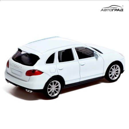 Metal machine Porsche Cayenne Turbo, 1:43, white color-3