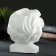 Kashpo - organizer "Gorgon Medusa" White with gold, 13x15x11cm