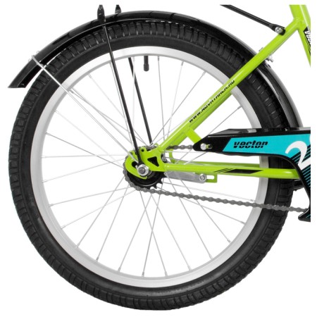 Bicycle 20 "Novatrack Vector, lime color-3