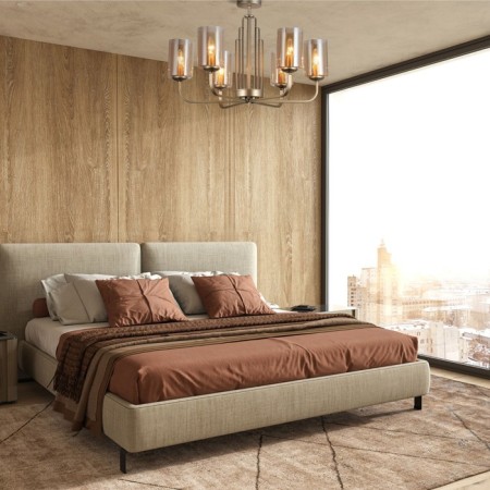 Ceiling Lamp Eurosvet Defi 60138/6, E14, 6x60W, 650x650x450 mm, color gold-3