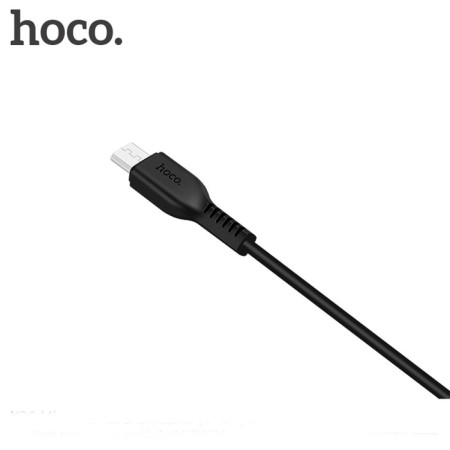 Hoco X20 cable, microUSB - USB, 2 A, 3 m, PVC braid, black-1