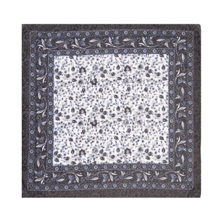 Women's scarf, dark gray color, size 72*72-1