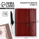 The genealogy book "Our family", with a pen, 65 sheets, brown, 35 x 25 cm