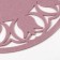 Napkin Decorative shade "Tulips" Lilac color, D 30 cm