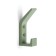 Furniture hook Cappio jack, two -rod, green color