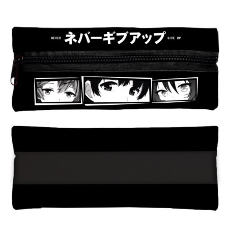 Penal soft, 1 compartment, 95 x 200 mm, flat, pm-shp28 anime, with an elastic band for a notebook,-2
