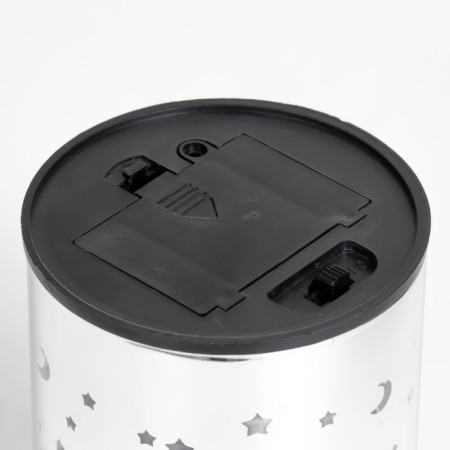 Nightlight "Night Tale" LED from batteries 3AAA silver 8x8x12 cm Risalux-5