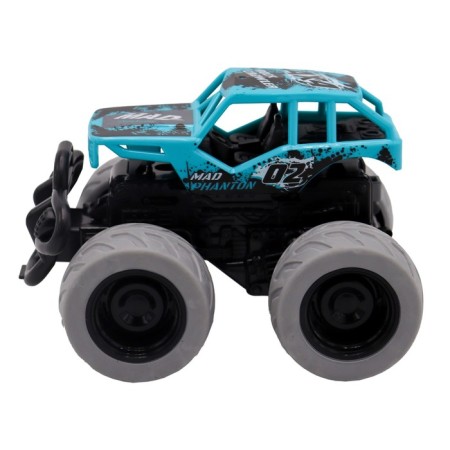 Friction Funky Toys Friction, with a crash effect, 4x4, blue color-3