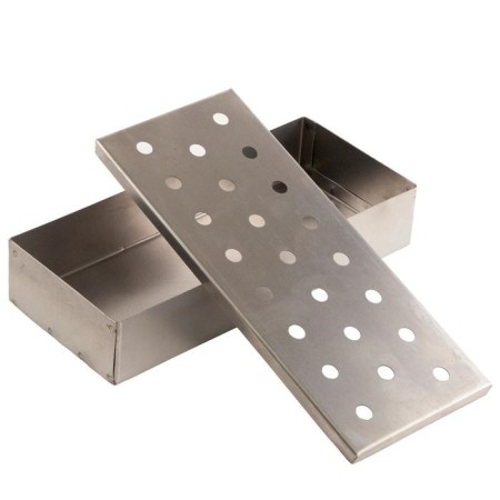 Royalgrill ™ chip container, 24x10x4.5 cm, steel 0.5 mm-1