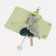 Key on the buttons, length 11 cm, 7 carabiners, light color