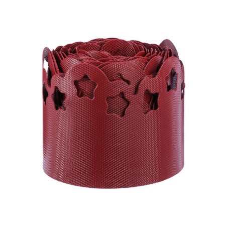 Border tape, 0.15 × 9 m, thickness 1.2 mm, plastic, curly, red, greengo-6