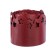 Border tape, 0.15 × 9 m, thickness 1.2 mm, plastic, curly, red, greengo