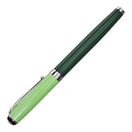 Handle Gift Roller in the leatherette case Classic Classic Green/Silver-1