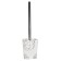 Diamond toilet brush, white color