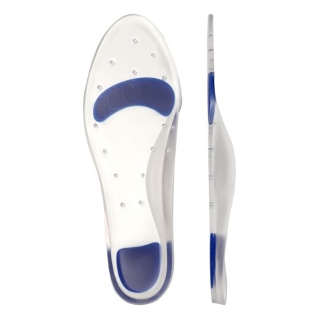 Insoles for shoes, with an adversary, universal, 39-40 rr, 25.5 cm, pair, transparent/blue color-1