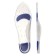 Insoles for shoes, with an adversary, universal, 39-40 rr, 25.5 cm, pair, transparent/blue color