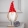 LED figure "Santa Claus" 9 × 25 × 6 cm, wood, CR2032 batteries, warm white glow