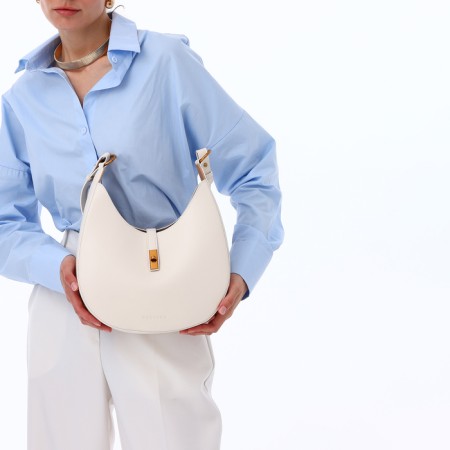 Female bag Textura, cosmetic bag, medium size, dairy color-1