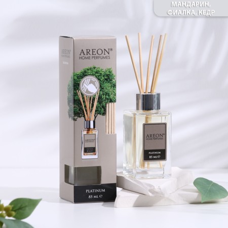 The aromatic diffuser for the home areon Sticks Lux Platinum, 85 ml