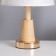Table lamp "Nina" 1x40W E27 gold/brown 21x21x33cm