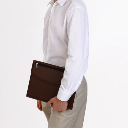 Folder for documents, A4, brown color-2