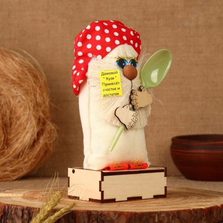 Amulet - box "Browner with a spoon", 25 cm, mix-19