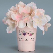 A glass for flowers 