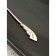 A dessert spoon made of stainless steel Magistro "feather", length 12.5 cm, silver color