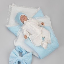 Set for discharge Demi-season Kinderlitto Provence, 5 objects, height 50-56 cm, blue color