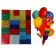 Set for creativity: a set for drawing and mosaic sticker "Funny animals"