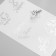 Stickers (stickers) "March 8" 10x15 cm, color silver, 5-318