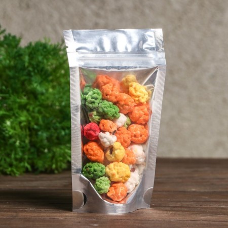ZIP-Lock PP package, metallized, with a continuous window, 9 x 15 cm-1