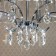 Suspended chandelier Citilux "Inga" CL335181, 59x58x120 cm, 8x60W, e14, gray color